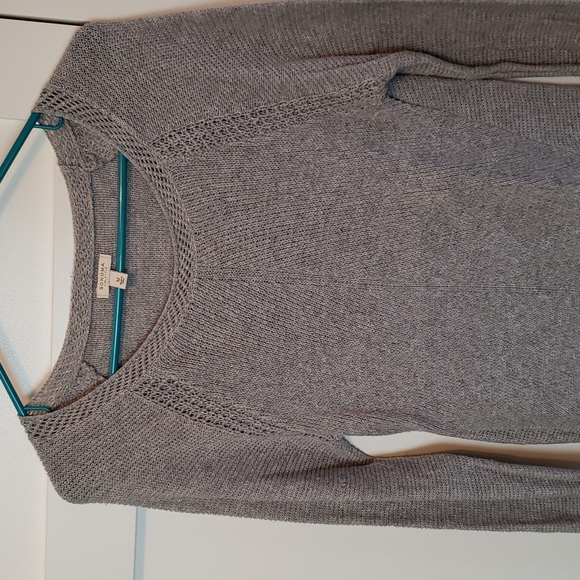 Grey knitted long sleeve sweater - Picture 3 of 5
